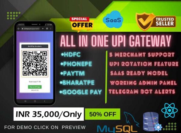 All in One UPI Payment Gateway